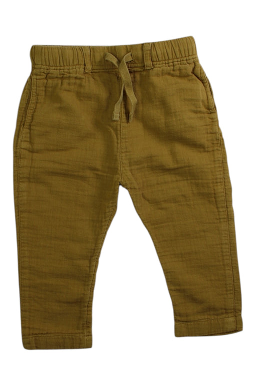 A Brown Casual Pants from Bout'Chou in size 6-12M for boy. (Front View)