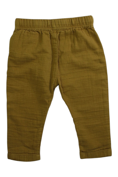 A Brown Casual Pants from Bout'Chou in size 6-12M for boy. (Back View)