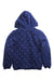A Navy Zippered Sweatshirts from Petit Bateau in size 10Y for boy. (Back View)