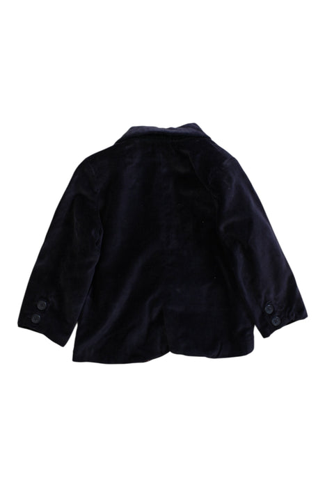 A Black Blazers from Mamas & Papas in size 12-18M for boy. (Back View)