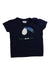 A Navy Short Sleeve T Shirts from Seed in size 2T for boy. (Front View)