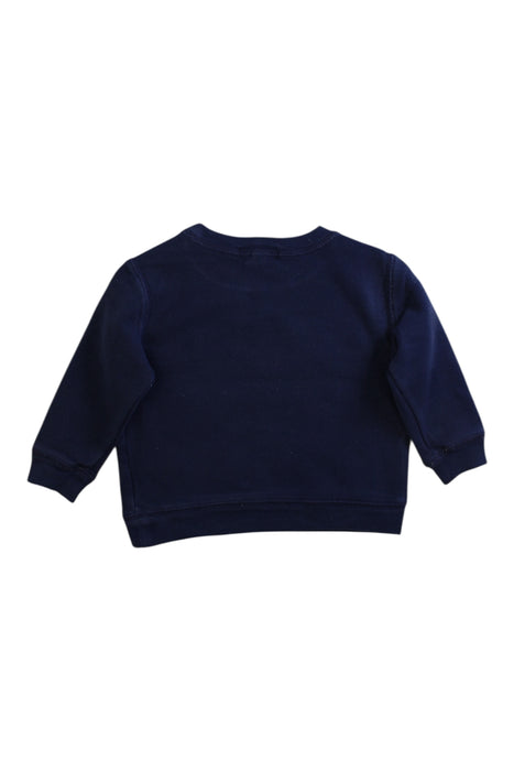 A Navy Crewneck Sweatshirts from Polo Ralph Lauren in size 12-18M for boy. (Back View)