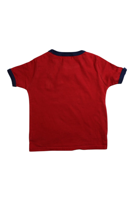 A Red Short Sleeve T Shirts from Polo Ralph Lauren in size 2T for boy. (Back View)