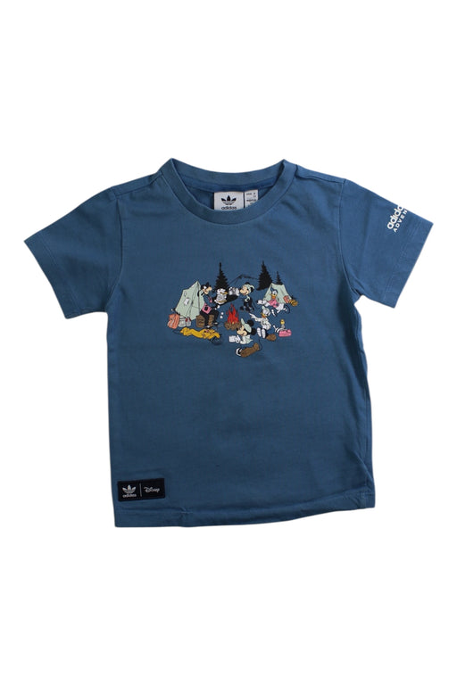 A Blue Short Sleeve T Shirts from Adidas in size 2T for boy. (Front View)