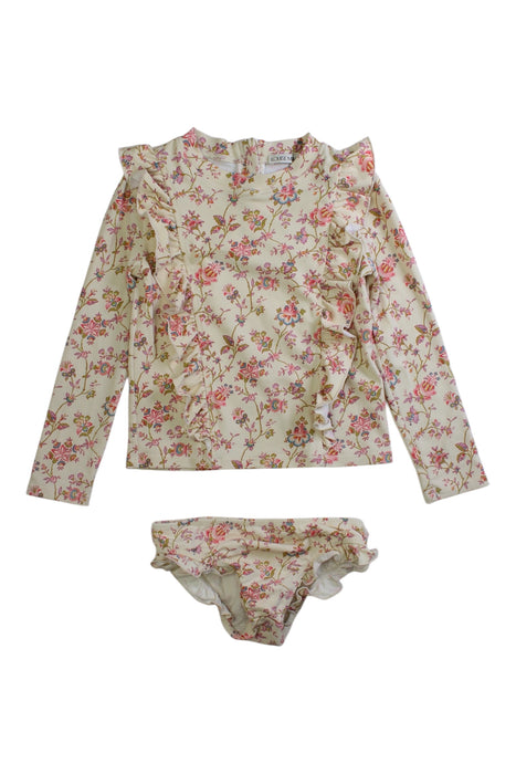 A Multicolour Rash Guards from Louise Misha in size 4T for girl. (Front View)