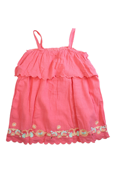A Pink Sleeveless Tops from Louise Misha in size 6T for girl. (Back View)