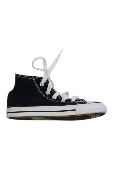A Black Sneakers from Converse in size 3T for neutral. (Front View)