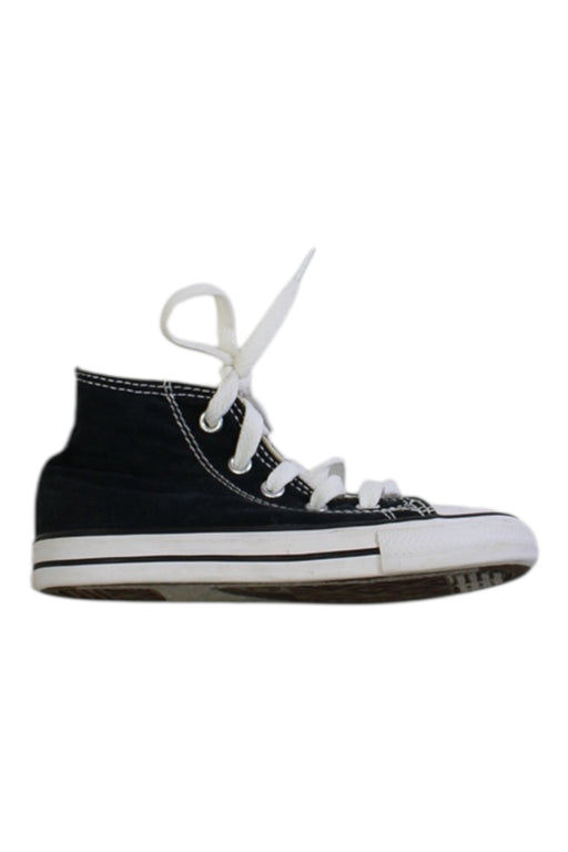 A Black Sneakers from Converse in size 3T for neutral. (Front View)