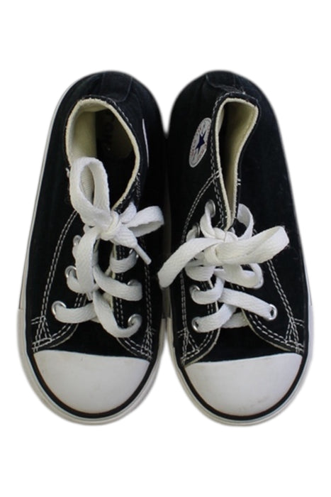 A Black Sneakers from Converse in size 3T for neutral. (Back View)