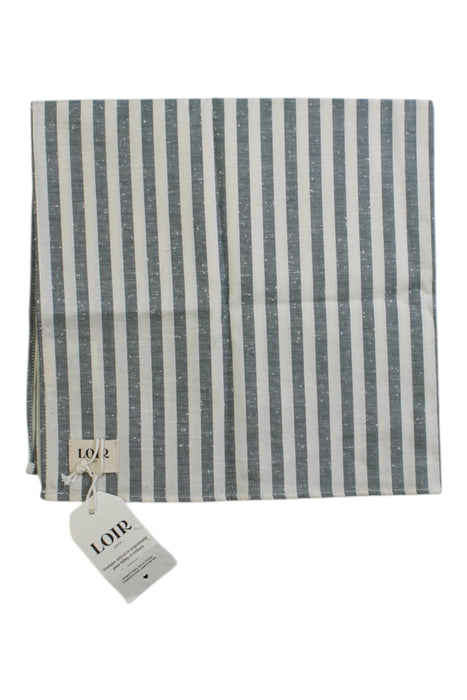 A Grey Towels from LOIR paris in size O/S for neutral. (Front View)