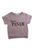 A Pink Short Sleeve T Shirts from Excuse My French in size 6T for girl. (Front View)