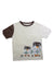 A Beige Short Sleeve T Shirts from Jim Thompson in size 10Y for boy. (Front View)