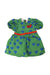 A Green Short Sleeve Dresses from Mini Rodini in size 2T for girl. (Front View)