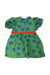 A Green Short Sleeve Dresses from Mini Rodini in size 2T for girl. (Back View)