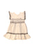 A Ivory Sleeveless Dresses from IKKS in size 2T for girl. (Front View)