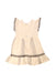 A Ivory Sleeveless Dresses from IKKS in size 2T for girl. (Back View)