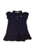 A Navy Short Sleeve Dresses from Ralph Lauren in size 2T for girl. (Front View)