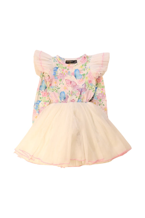 A Multicolour Long Sleeve Dresses from Rock Your Kid in size 3T for girl. (Front View)