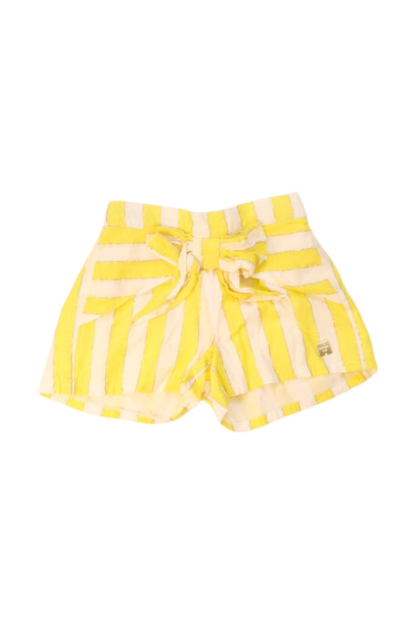A Yellow Shorts from Carrément Beau in size 4T for girl. (Front View)