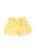 A Yellow Shorts from Carrément Beau in size 4T for girl. (Front View)