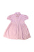 A Pink Short Sleeve Dresses from Seed in size 2T for girl. (Front View)