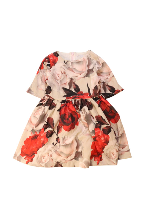 A Multicolour Short Sleeve Dresses from Patachou in size 3T for girl. (Front View)