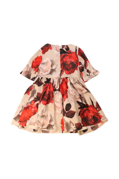 A Multicolour Short Sleeve Dresses from Patachou in size 3T for girl. (Back View)