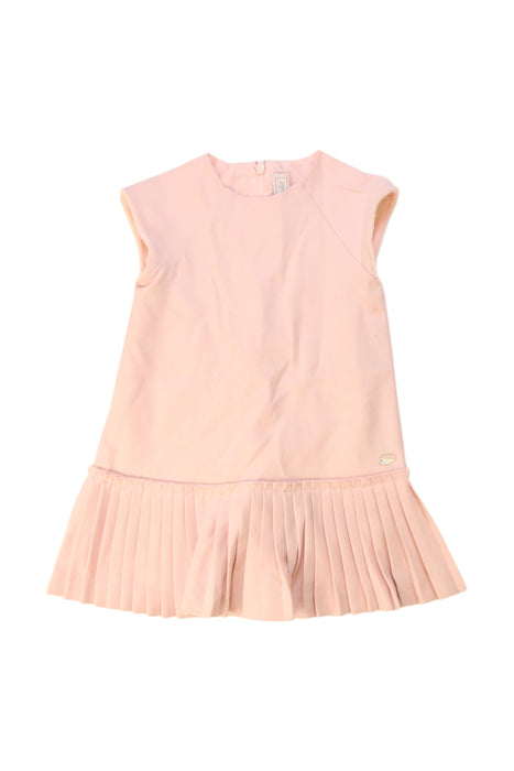 A Pink Sleeveless Dresses from Tartine et Chocolat in size 12-18M for girl. (Front View)