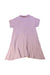 A Purple Short Sleeve Dresses from Miann & Co in size 7Y for girl. (Back View)
