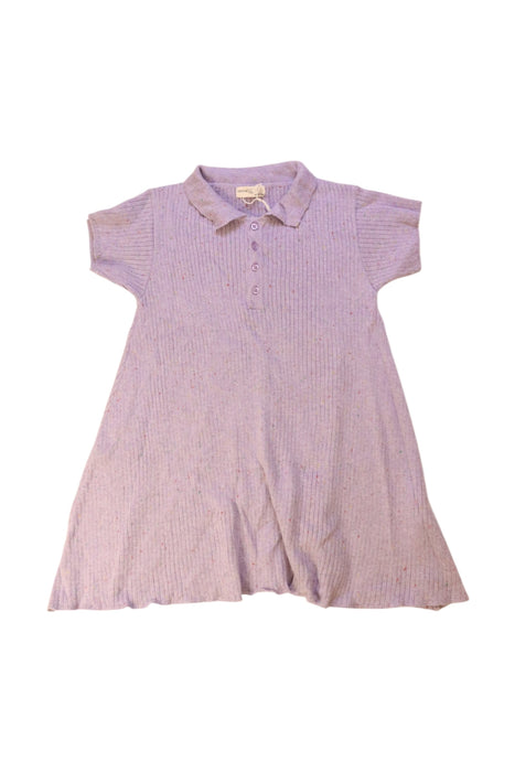 A Purple Short Sleeve Dresses from Miann & Co in size 4T for girl. (Front View)