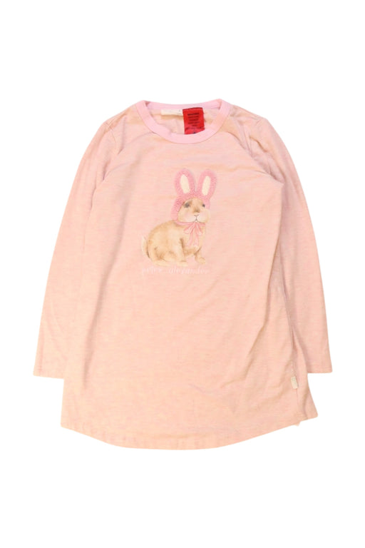 A Pink Long Sleeve Dresses from Peter Alexander in size 4T for girl. (Front View)