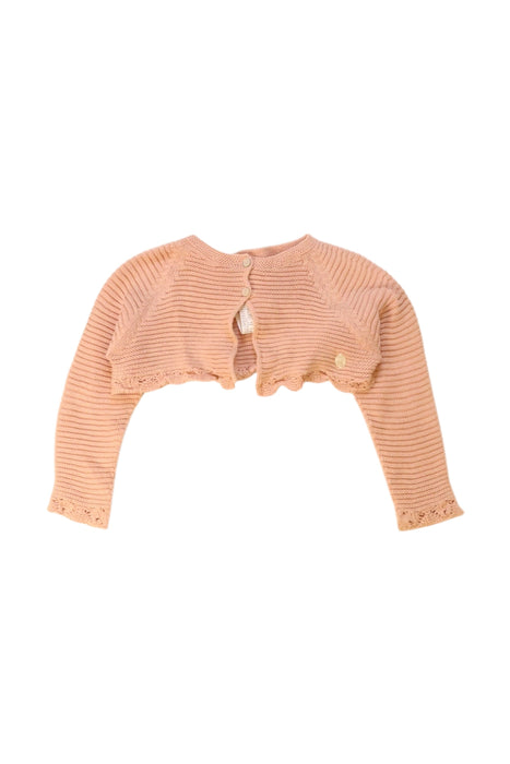 A Peach Cardigans from Pili Carrera in size 2T for girl. (Front View)