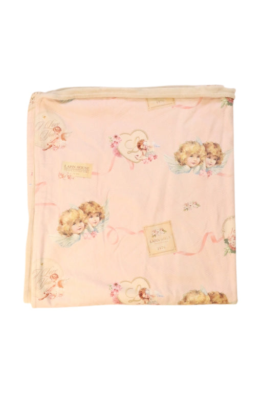 A Pink Blankets from Lapin House in size O/S for neutral. (Front View)