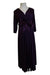 A Purple Long Sleeve Dresses from Maternal America in size Maternity-L for maternity. (Front View)