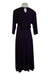 A Purple Long Sleeve Dresses from Maternal America in size Maternity-L for maternity. (Back View)