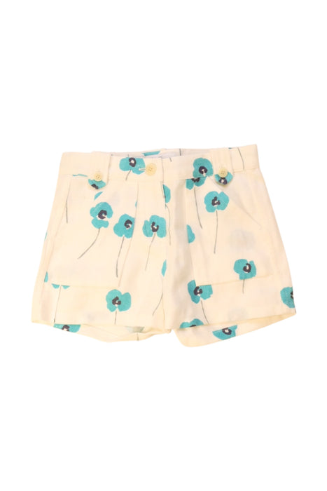 A White Shorts from Loro Piana in size 2T for girl. (Front View)
