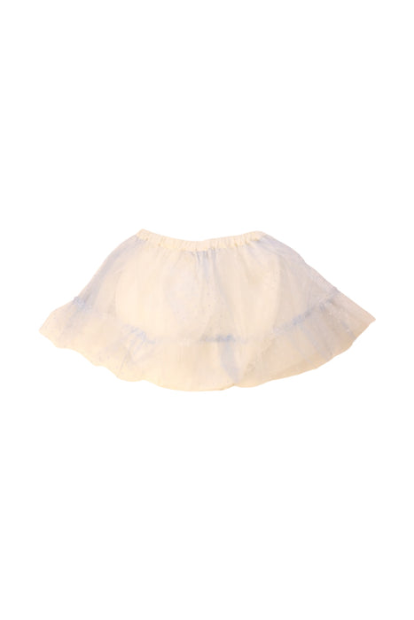 A White Tulle Skirts from Dior in size 2T for girl. (Back View)