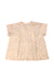 A Beige Short Sleeve Tops from Dior in size 12-18M for girl. (Front View)