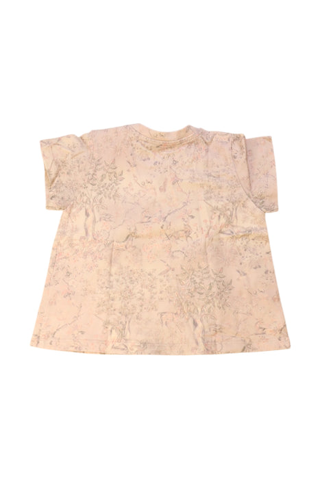 A Beige Short Sleeve Tops from Dior in size 12-18M for girl. (Back View)