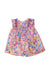 A Multicolour Sleeveless Rompers from Jacadi in size 0-3M for girl. (Front View)