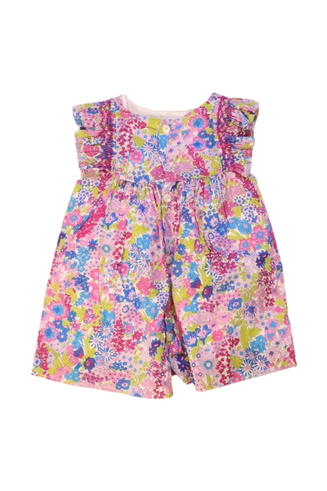 A Multicolour Sleeveless Rompers from Jacadi in size 0-3M for girl. (Back View)
