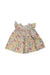 A Multicolour Sleeveless Dresses from Jacadi in size 3-6M for girl. (Back View)