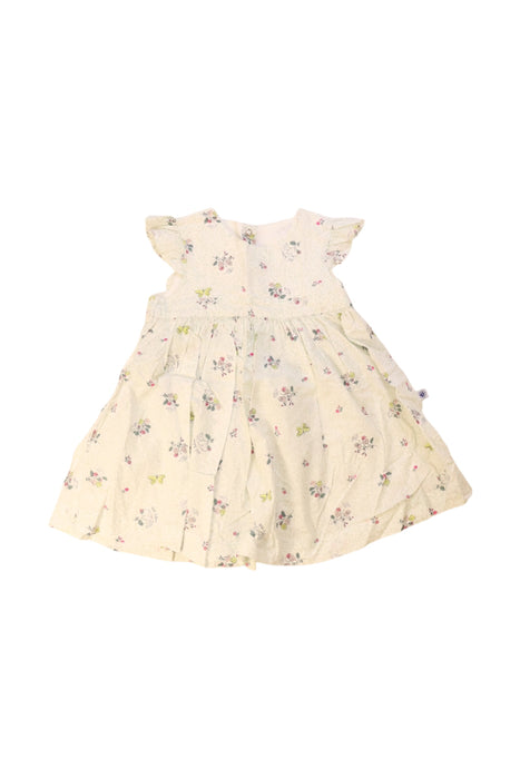 A Multicolour Sleeveless Dresses from Petit Bateau in size 12-18M for girl. (Front View)