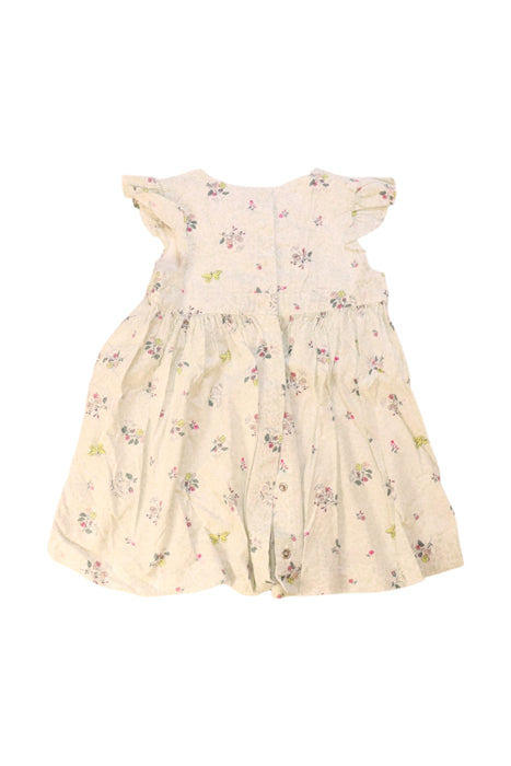 A Multicolour Sleeveless Dresses from Petit Bateau in size 12-18M for girl. (Back View)