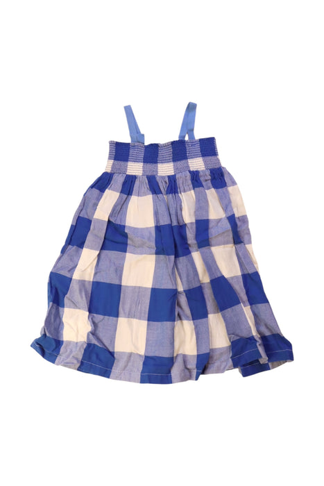 A Blue Sleeveless Dresses from Arsène et les pipelettes in size 5T for girl. (Front View)