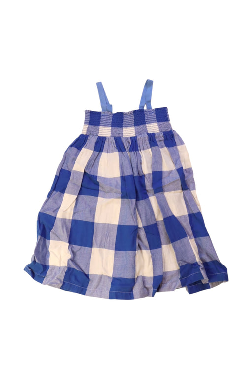 A Blue Sleeveless Dresses from Arsène et les pipelettes in size 5T for girl. (Front View)