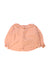 A Peach Long Sleeve Tops from Bonton in size 2T for girl. (Front View)