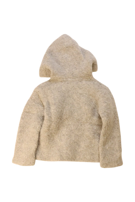 A Beige Hooded Sweatshirts from Bonton in size 2T for neutral. (Back View)