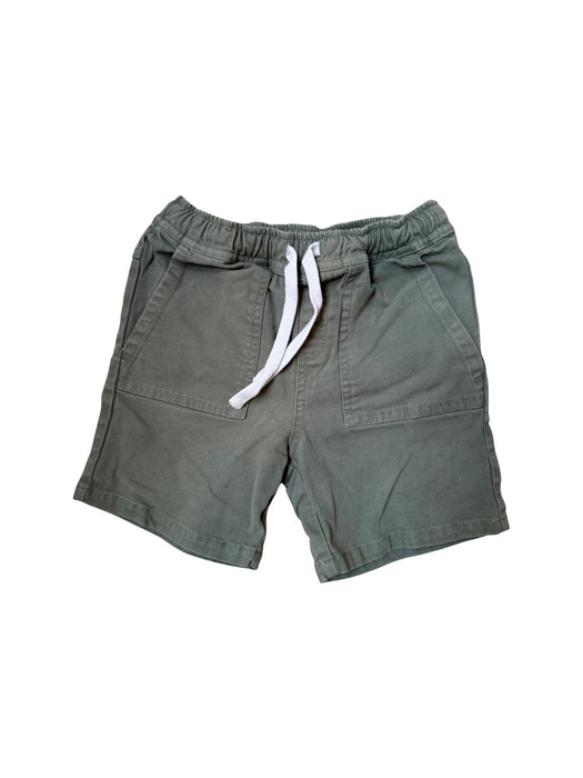 A Green Shorts from Seed in size 6T for boy. (Front View)