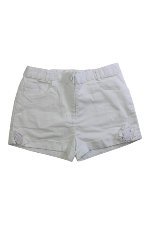 A White Shorts from Nicholas & Bears in size 10Y for girl. (Front View)
